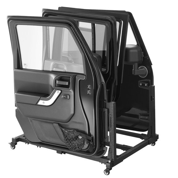 CAFORKP Cart for Jeep,4-Door Storage Rack with Protective Cushion,Fits Wrangler &Gladiator