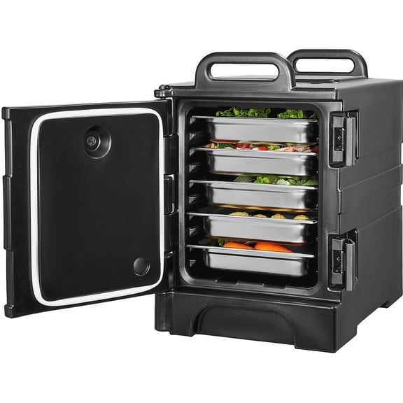 CAFORKP Catering Dishbox 81QT Capacity, Insulated Stackable Food Pan Carrier & Warmer