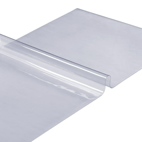 CAFORKP Clear PVC Table Cover 36x72", 1.5mm Thick Waterproof Plastic Tablecloth Protector