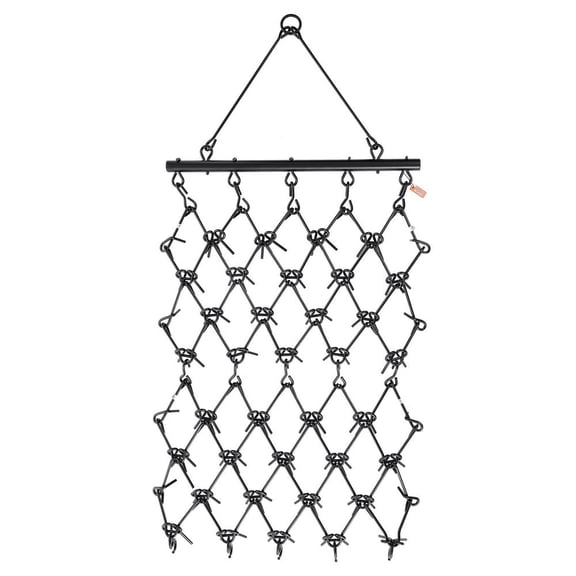 CAFORKP Drag Harrow,4x4 ft Heavy Duty Chain Harrow with 69 Sharp Teeth for ATV/UTV/Tractor