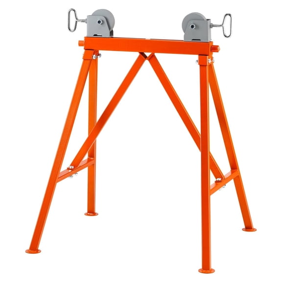 CAFORKP Heavy Duty Pipe Stand with Roller Head, 2500LBS Load for 2-36 Inch Pipes