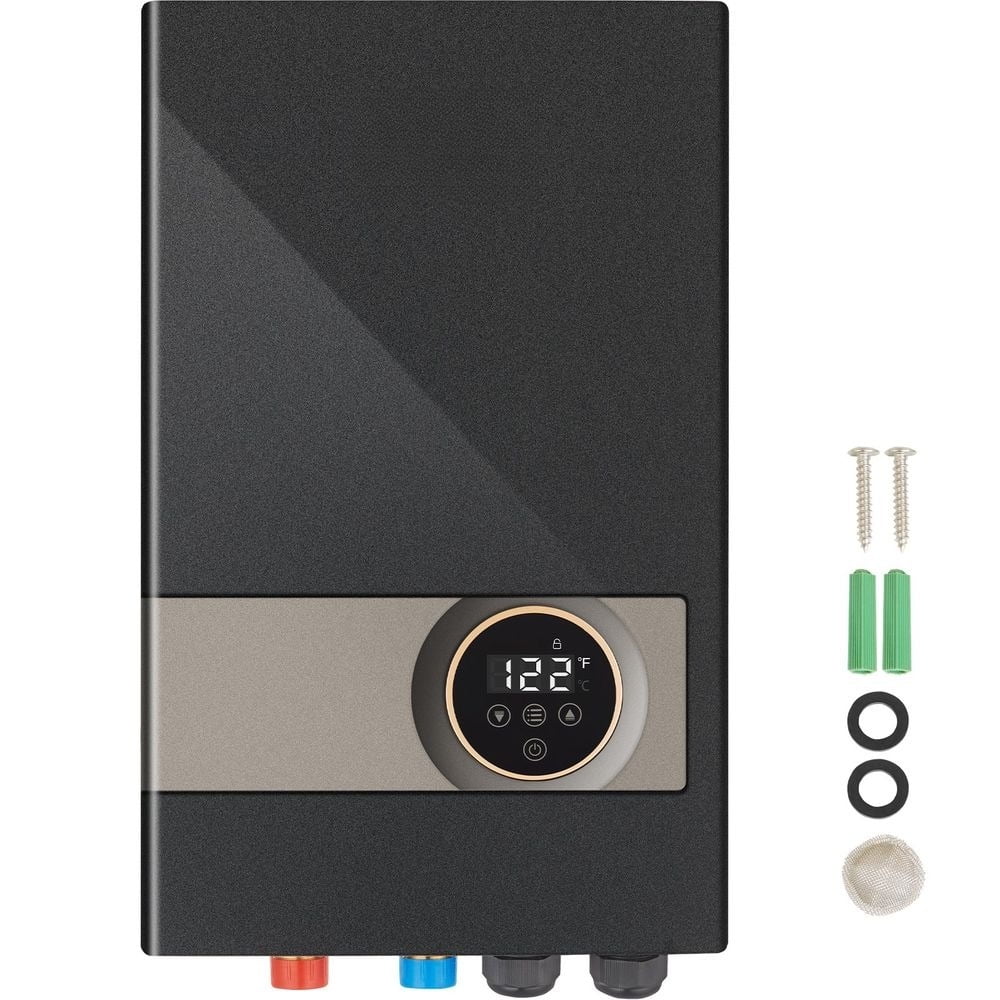 CAFORKP Instant 18kW Electric Water Heater, Tankless Design with Digital Display, ETL Listed