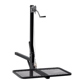 CAFORKP Lifting Platform 300 lbs Capacity, 2-Inch Receiver,360 Swivel & Foldable Design