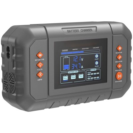 CAFORKP Multi-Mode 35A Battery Charger, for Lithium/AGM/Gel/SLA, LCD Trickle Charger