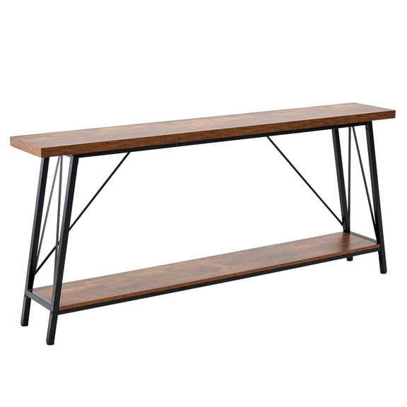 CAFORKP Narrow Console Table 70.9 Inch, Long Entryway Table for Living Room & Bedroom