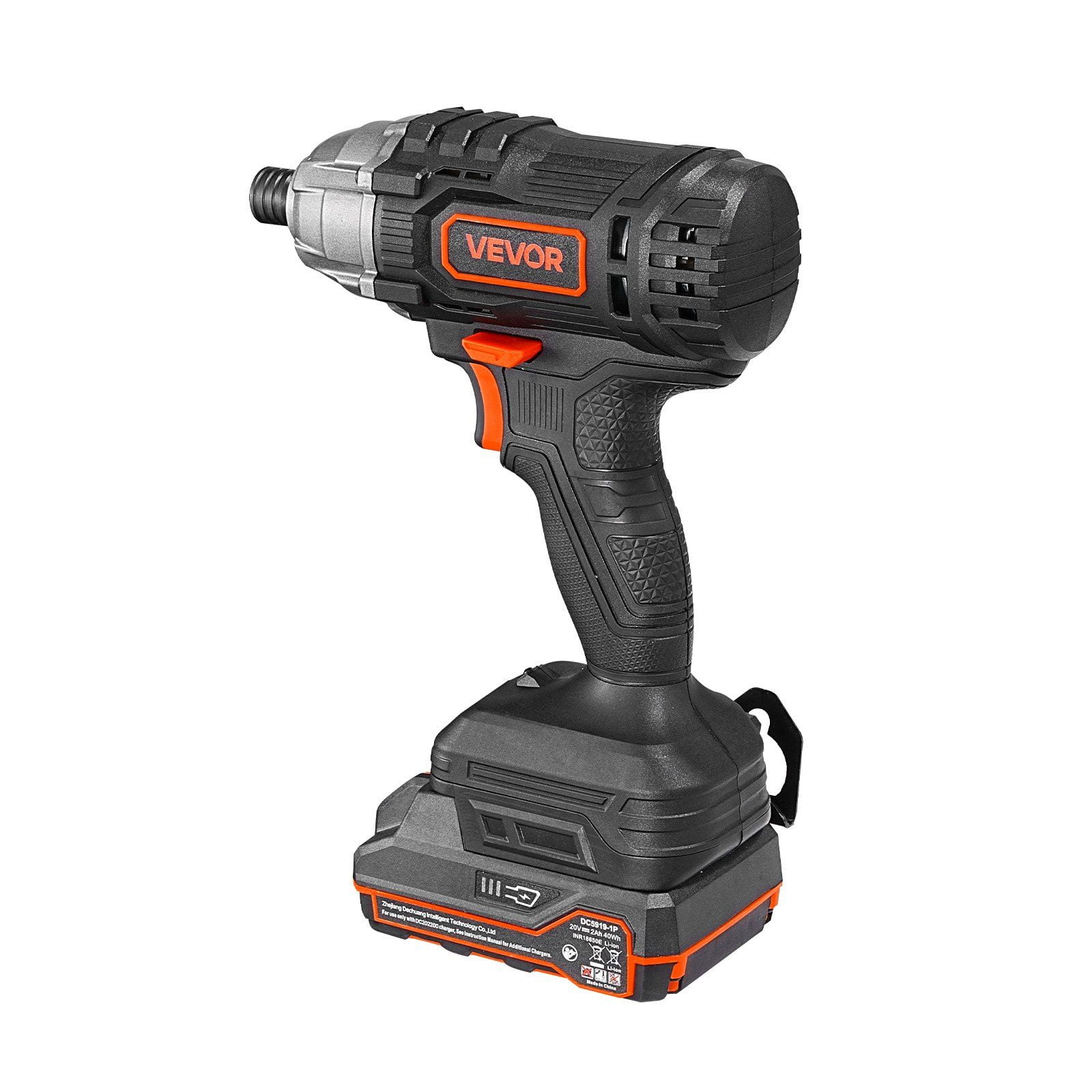 CAFORKP Powerful 20V Cordless Impact Driver Kit  1/4 Inch, 2800 RPM Max, with Battery & Charger, 10 Bits, LED Light for Furniture & Home Repairs