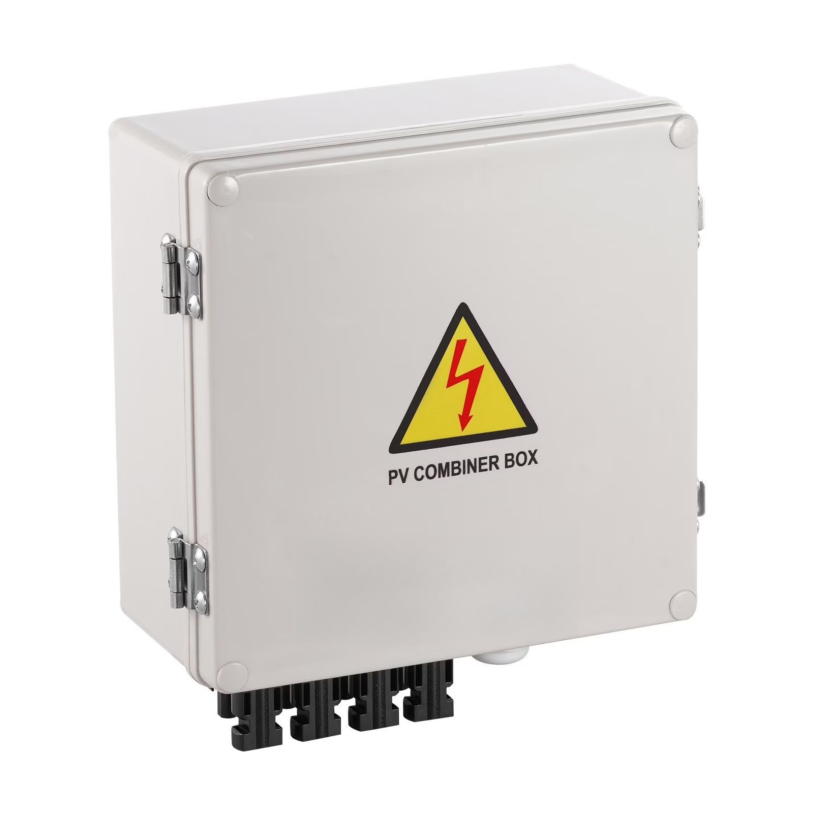 CAFORKP Solar Panel Combiner Box 4 String, 10A Rating with IP65 ABS Case for PV Systems
