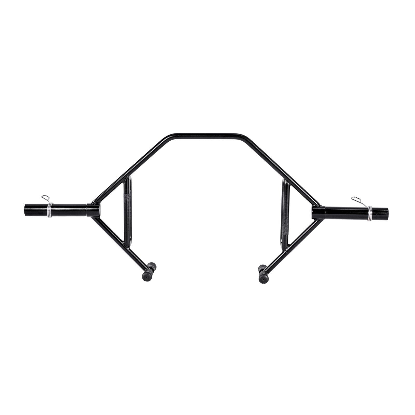 CAFORKP Trap Hex Bar, 2" 800 LB Capacity Open End Barbell with Knurled Grips for Shrugs, Squats, Deadlifts - Home Gym Strength Training Equipment