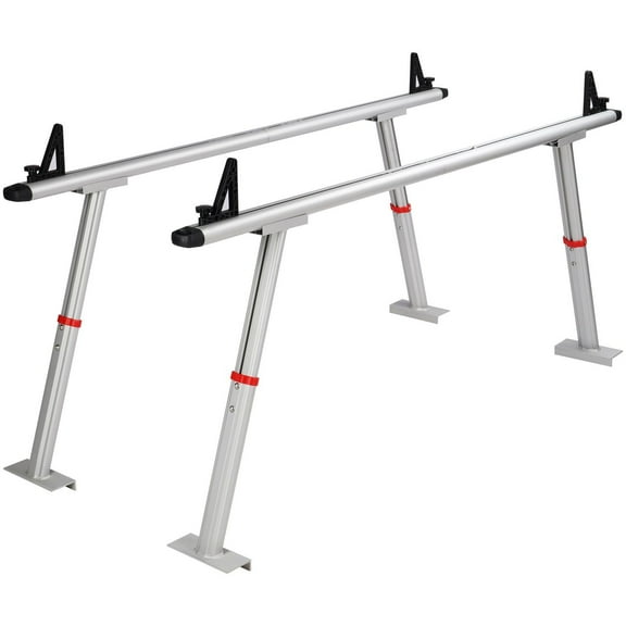 CAFORKP Truck Rack 800LBS Capacity 19-34in Adjustable Aluminum Ladder Rack