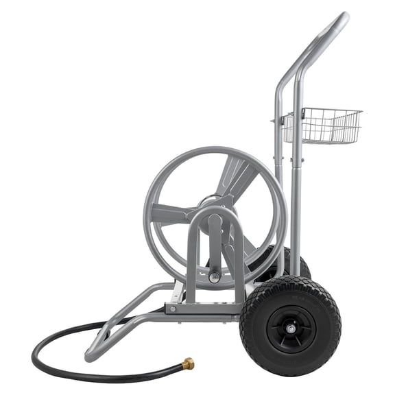 CAFORKP Two Wheel Portable High Pressure Hose Reel Cart Outdoor Garden Water Pipe Carrier