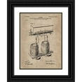 thumbnail image 1 of CAG 14x18 Black Ornate Wood Framed with Double Matting Museum Art Print Titled - Patent Document of a Cold Air Pressure Apparatus for Beer, 1 of 4