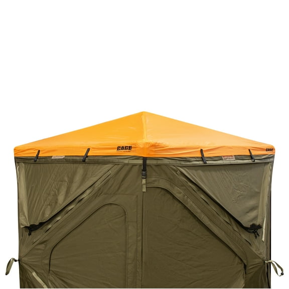 CAGE Permanent Hub Blinds, Blaze Orange Safety Cap, For Use With R30 Permanent Hub Blind, Safety During Hunting, Attaches Quickly and Easily, Blaze Orange, CBA700