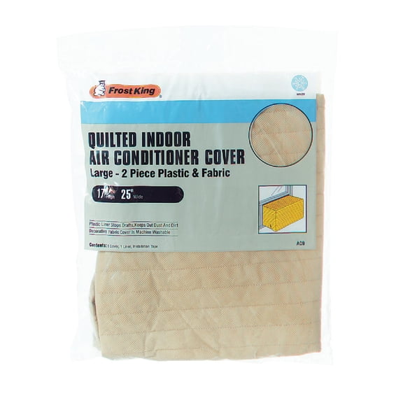 CAI - Frost King - Air Conditioner Cover for Window or Wall Units, White - Indoor Protection