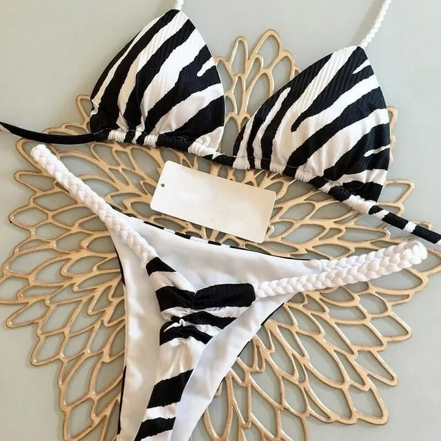 CAI Jianling NewWomenBeach Holiday Swimsuit Two piece Set