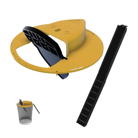 CAl Jianling CAI JianlingFlip-top mousetrap barrel lid trap automatic reset household mousetrap artifact mouse board mouse killer mousetrap