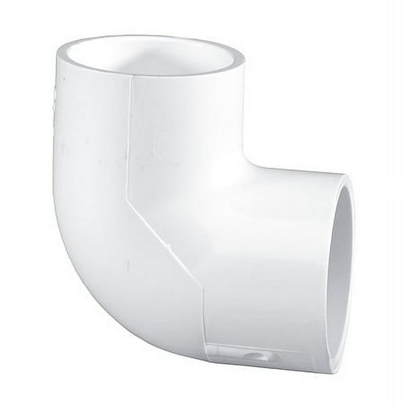 CAI - LASCO 406007BC, PVC, White, 3/4 in, 90 Degrees Elbow Pipe Fittings & Couplers