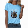 thumbnail image 1 of CAICJ98 250 Anniversary USA Shirt Women's Retro Statue of Liberty 250Th T-Shirt Casual Flag Patriotic Shirts for Women (Sky Blue,S), 1 of 8