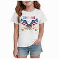 thumbnail image 1 of CAICJ98 250 Year American Anniversary Shirt Boys Girls American Flag Shirt 4th of July Shirt for Kids USA Flag Shirt Toddler Patriotic Shirt Top T-Shirt (White,3-4 Years), 1 of 4