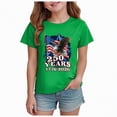 thumbnail image 1 of CAICJ98 250 Years American 1776 2026 250th 4th July Independence Day Tshirt for Boys Girls (Green,3-4 Years), 1 of 5