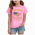 thumbnail image 1 of CAICJ98 250 Years American 1776 2026 250th USA Patriotic 4th of July T Shirt for Boys Girls (Pink,2-3 Years), 1 of 4