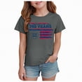 thumbnail image 1 of CAICJ98 250 Years of Freedom 1776 2026 Bald Eagle 250th Birthday Boy Girl T Shirt (Grey,2-3 Years), 1 of 4