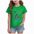 thumbnail image 1 of CAICJ98 America 250 Shirt Boys Girls American Flag Shirt 4th of July T-Shirt Kids Patriotic Short Sleeve USA Stripes Tees Shirts (Green,13-14 Years), 1 of 5
