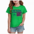 thumbnail image 1 of CAICJ98 America 250 Shirt Toddler Boy Girl 4th of July T-Shirt American Flag Tee Kids Patriotic Outfit Short Sleeve Shirt Tops (Green,11-12 Years), 1 of 4