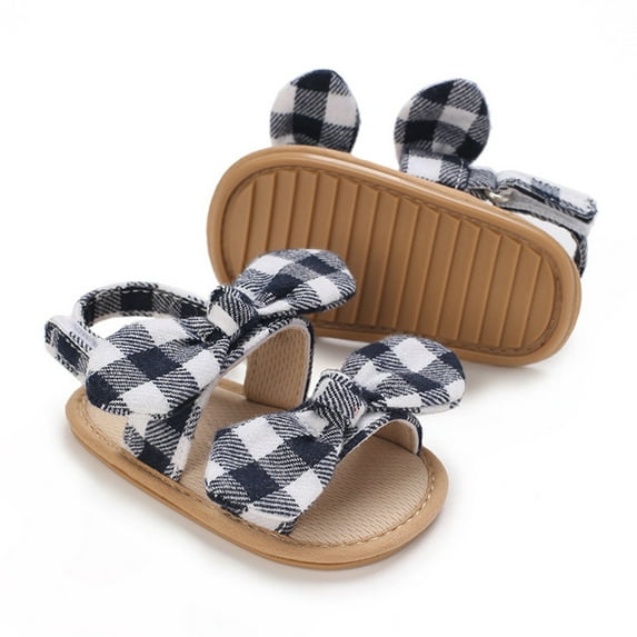 CAICJ98 Baby Girl Sandals Infant Summer Shoes Outdoor Toddler First Walker Shoes Girl White,12-18 Months