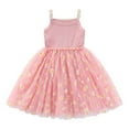 thumbnail image 1 of CAICJ98 Baby Girl Tutu Dress Long Sleeve Toddler Girl Sleeveless Tulle Dress Infant Summer Dresses Pink,18-24 Months, 1 of 6