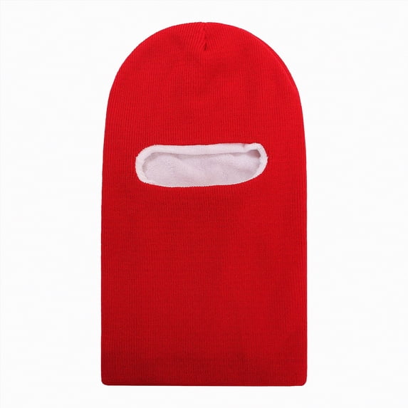 CAICJ98 Baby Scarf Hat Unisex Infant Toddler Kids Beanie Hats with Neck Warmer Windproof Hooded Hat for Boys Girls 1-6 Years,Red