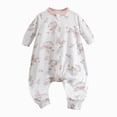 thumbnail image 1 of CAICJ98 Baby Sleep Sack with Legs Cotton Wearable Blanket 2-Way Zipper Infant Sleeping Bag Newborn Boy Outfits (Light Pink,2-3 Years), 1 of 4