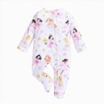 thumbnail image 1 of CAICJ98 Baby Sleepers Footie Pajamas Newborn 0 3 6 9 12 Months with 2-Way Zipper PJs Toddler Clothes for Girls (Light Pink,0-3 Months), 1 of 4