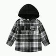 thumbnail image 1 of CAICJ98 Baby Toddler Boys Long Sleeve Shirt Flannel Plaid Shirts Button Down Shirts for Boys Jacket Top Outfit Fall Winter Clothes (Grey,3-4 Years), 1 of 7