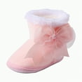thumbnail image 1 of CAICJ98 Baby Winter Warm Snow Boots Soft Sole Prewalker Non-Skid Baby Boy Girl Boots Pink,4(Infant), 1 of 7