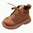 thumbnail image 1 of CAICJ98 Boots Boys Girls Work Boots Winter Snow Boots Lace Up Combat Boots Side Zipper Ankle Boots Waterproof Outdoor Boys Girls Hiking Boots (Toddler/Little Kid),5.5, 1 of 6