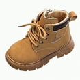 thumbnail image 1 of CAICJ98 Boy Girl Boots Waterproof Combat Boots Comfort Work Ankle Boot Lace Up Side Zipper Hiking Boots for Boys Girls (Toddler/Little Kid),6.5, 1 of 9