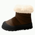 thumbnail image 1 of CAICJ98 Boy Girl Winter Boots Waterproof Warm Booties Non Slip Lightweight Outdoor Walking Shoes for Cold Weather Snow Boots for Boys Girls (Toddler/Little Kid/Big Kid),12, 1 of 8