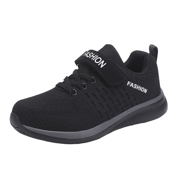 CAICJ98 Boy Running Shoes Comfort Casual School Shoes Lightweight Breathable Sneakers for Boys Grey,2(Little Kid/Big Kid)