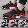 thumbnail image 1 of CAICJ98 Boys' Girls' Athletic Shoes Breathable Lightweight Outdoor Sport Casual Shoes Kids Running Training Sneakers for Boys Girls Red,2(Little Kid/Big Kid), 1 of 7
