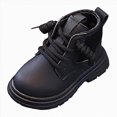 thumbnail image 1 of CAICJ98 Boys Girls Boots Waterproof Combat Boots Comfort Work Ankle Boot Lace Up Side Zipper Boys' Girls' Hiking Boots (Toddler/Little Kid),10.5, 1 of 6