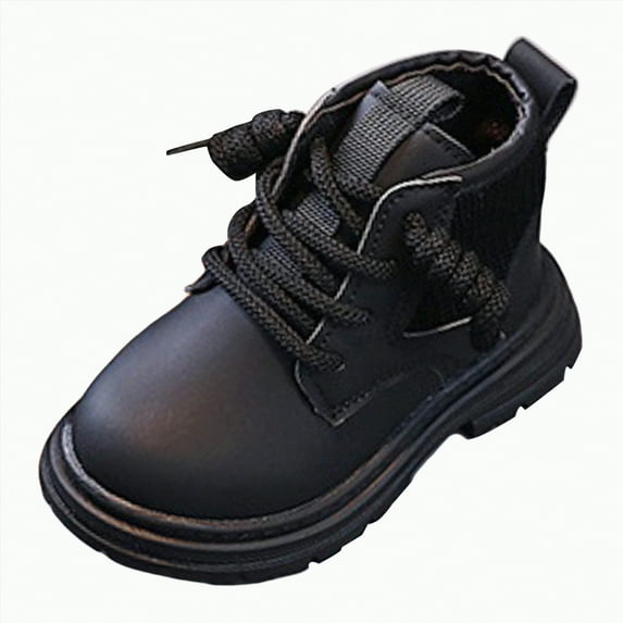 CAICJ98 Boys Girls Boots Waterproof Combat Boots Comfort Work Ankle Boot Lace Up Side Zipper Boys' Girls' Hiking Boots (Toddler/Little Kid),10.5