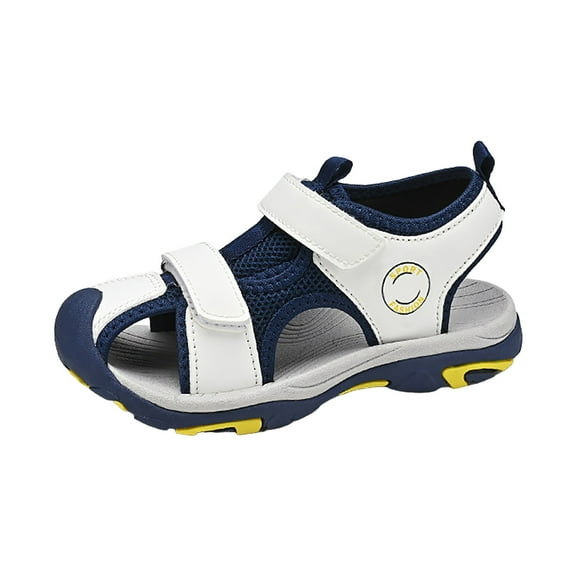 CAICJ98 Boys' Girls' Sandals Kids Summer Outdoor Beach Sports Closed-Toe Sandals (Little Kid/Big Kid),5