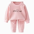 thumbnail image 1 of CAICJ98 Boys Girls Toddler Clothes Baby Fall Winter Outfits Long Sleeve Dinosaur Sweatshirts Pants Sets 3 6 12 18 24 Months 2T 3T 4T 5T Toddler Baby Outfits (Pink,6-7 Years), 1 of 4