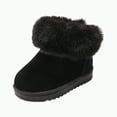 thumbnail image 1 of CAICJ98 Boys Girls Winter Shoes Fuzzy Warm Ankle Boots Fleece Lined Booties Outdoor Shoes Snow Boots Boy Girl (Toddler/Little Kid/Big Kid),3, 1 of 9