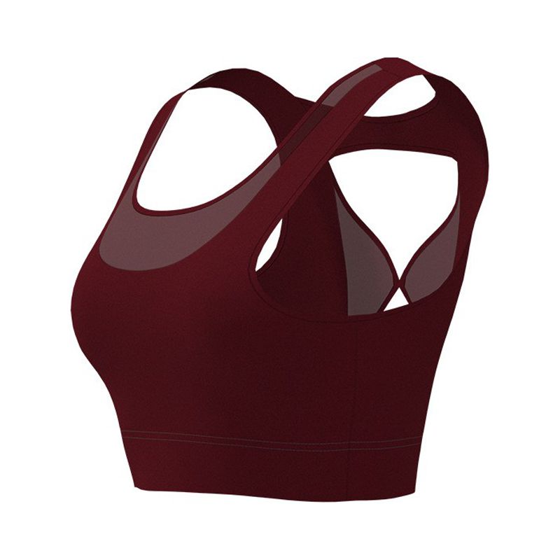 CAICJ98 Bras for Women High Impact Women Sports Bra Front Closure Double Deck Mesh Running Bra