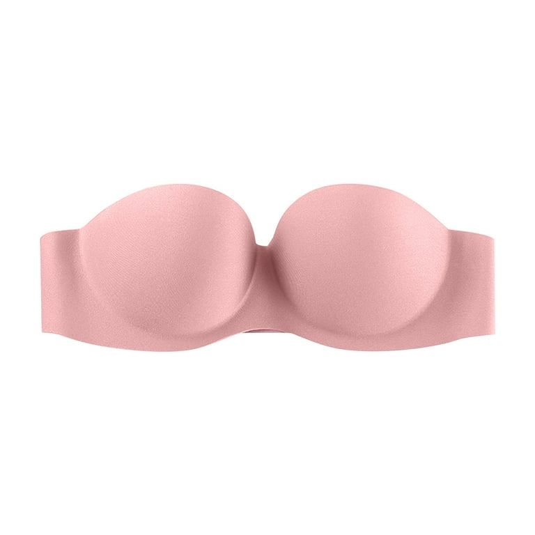 CAICJ98 Bras for Women Women's Bras Wireless Full Coverage Plus Size  Minimizer Non Padded Comfort Soft Bra Multipack Pink,38 