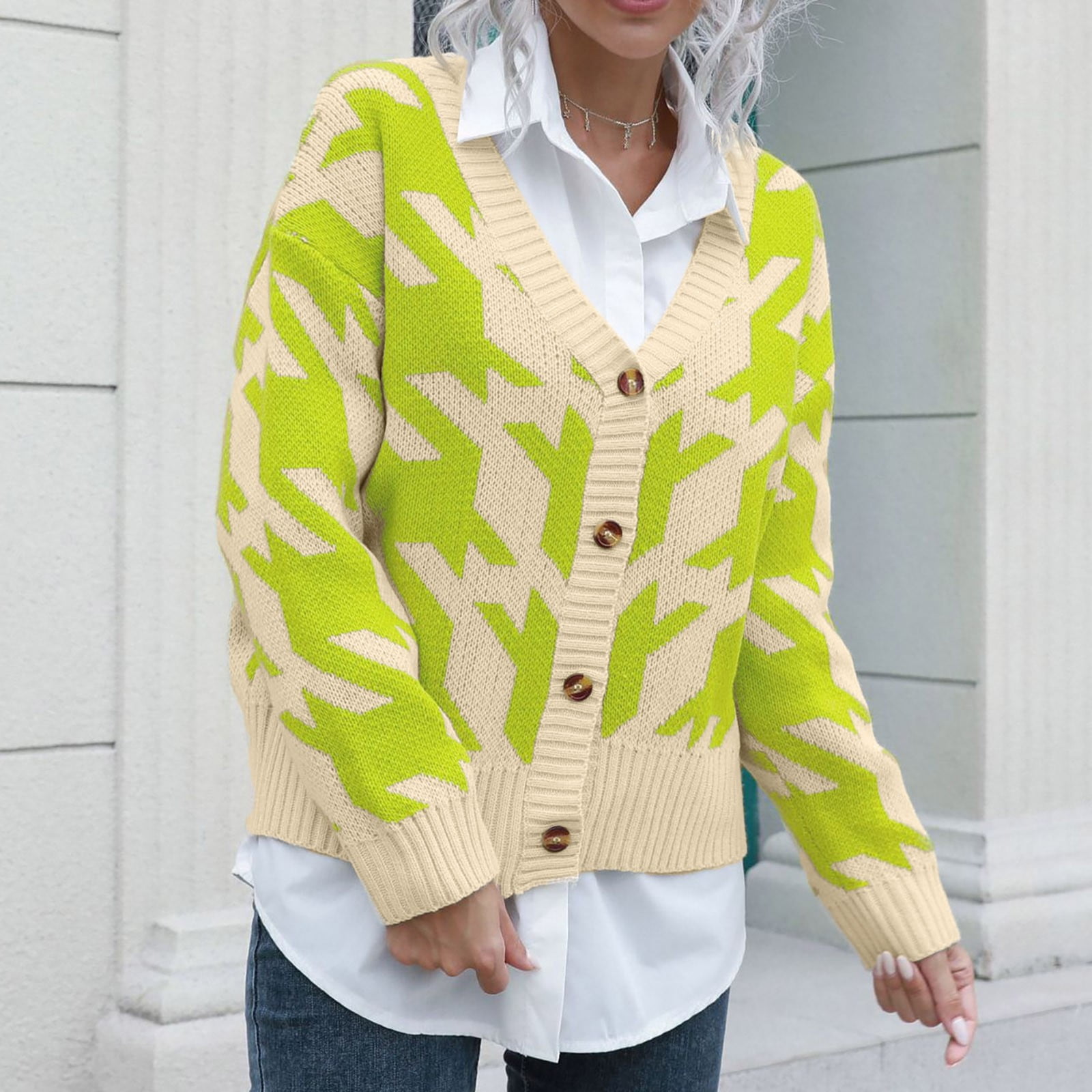 Lime green cardigan hot sale plus size