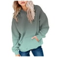 thumbnail image 1 of CAICJ98 Cute Hoodies for Girls Tie Dye Oversized Pullover Hooded Sweatshirt Long Sleeve Trendy Shirts Preppy Clothes Light Green,1-2 Years, 1 of 5
