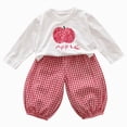 thumbnail image 1 of CAICJ98 Fall Clothes for Toddler Baby Girls 3 6 12 18 Months 2T 3T 4T 5T Girls Winter Outfits Cute Cartoon Long Sleeve Tank Tops and Pants Set 2Pcs (Red,4-5 Years), 1 of 5