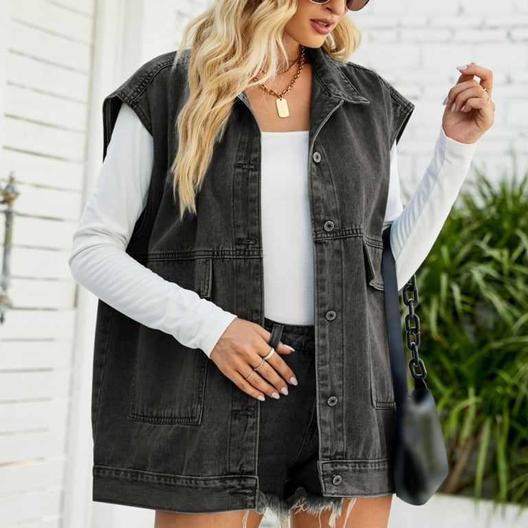 Ladies outerwear shop vests
